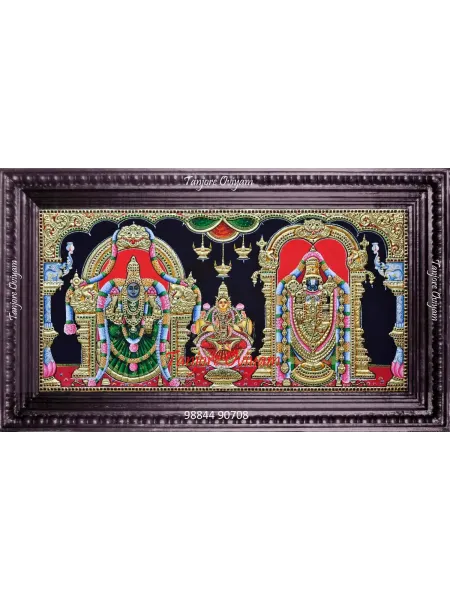 Thayar Balaji with Lakshmi Tanjore Painting
